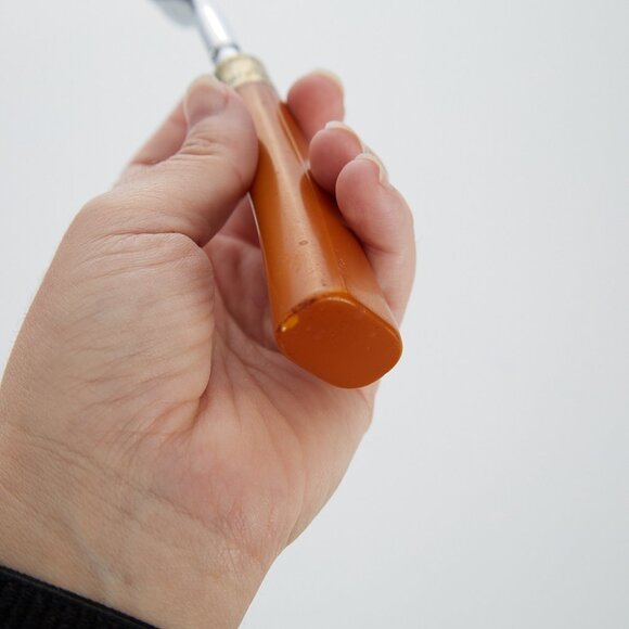 Vintage Bakelite Serrated Cake Pie Server & Meat Fork Pieces - Picture 4 of 8